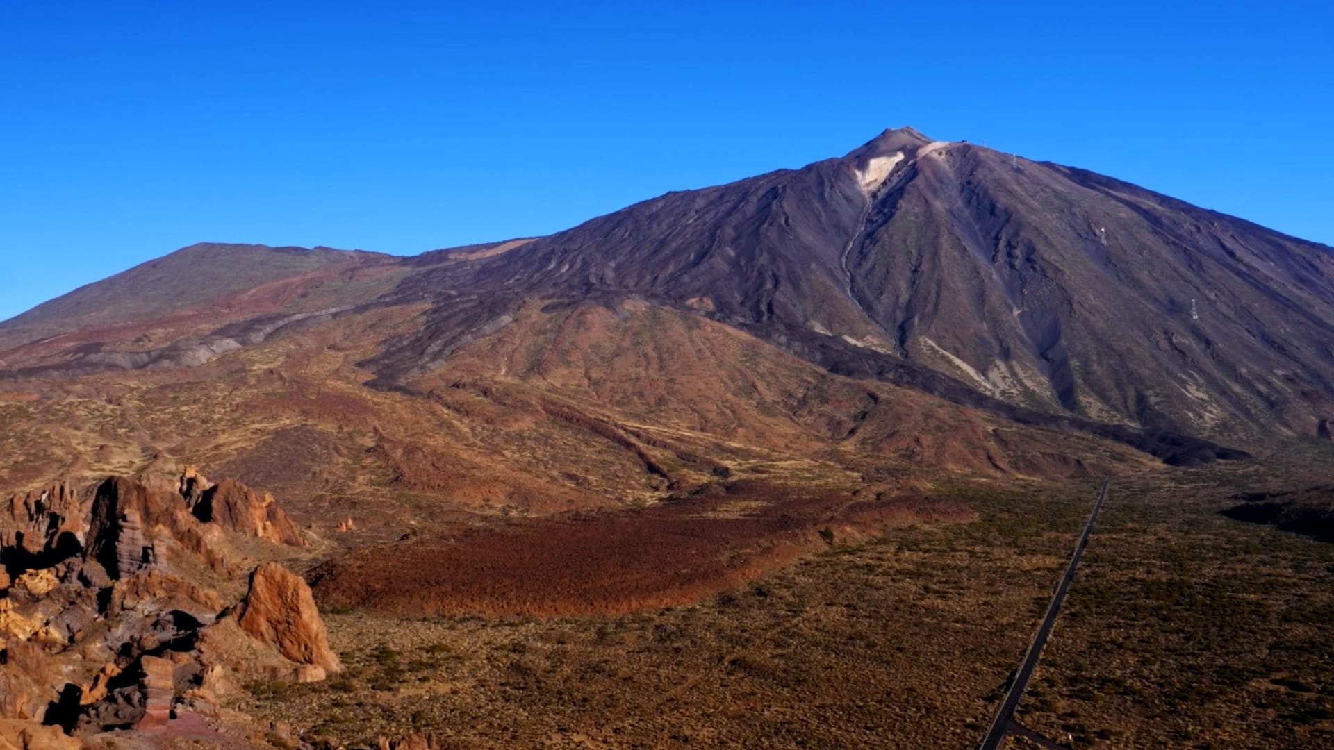 Toma aérea de la costa de Tenerife