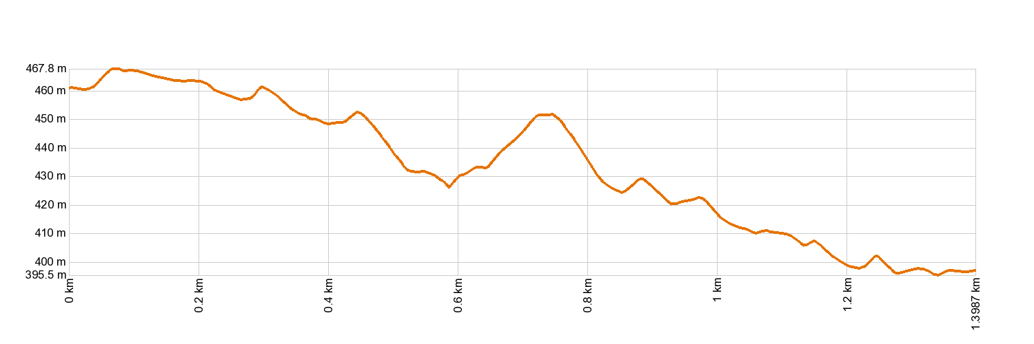 Altimetría SL-TF 296.1 Barranco El Rincón