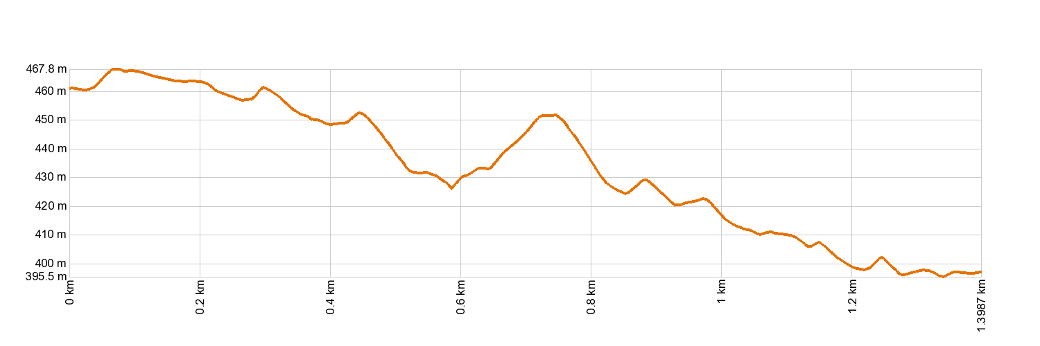 Altimetría SL-TF 296.1 Barranco El Rincón